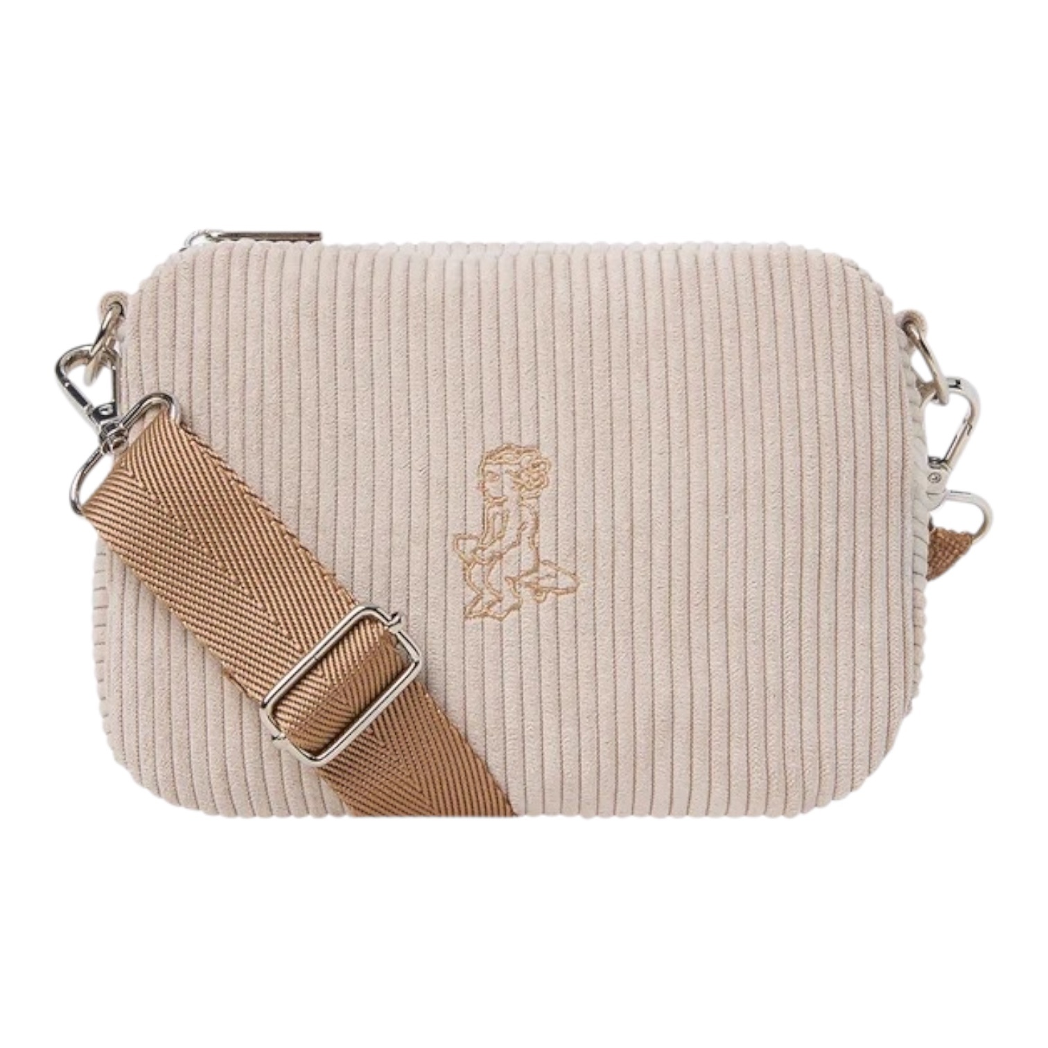 Ementa Fluffy Ikon Cord Bag - Off White