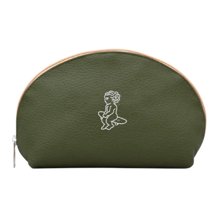 Ementa Signature Napa Necessaire Bag - Green