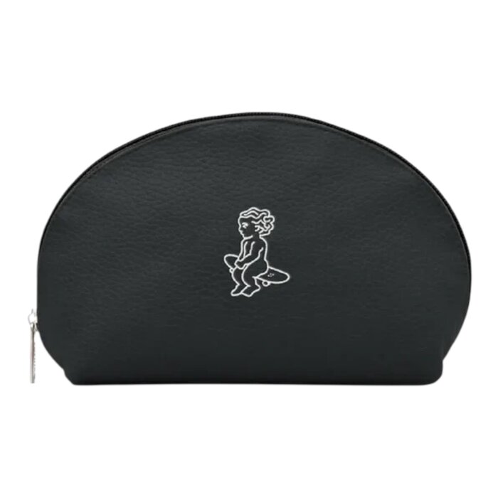 Ementa Signature Napa Necessaire Bag - Black