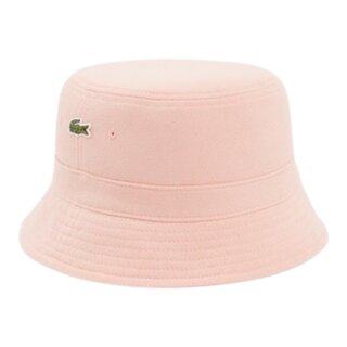 Lacoste Bob en piqué de Coton Biologique Uni - Rose