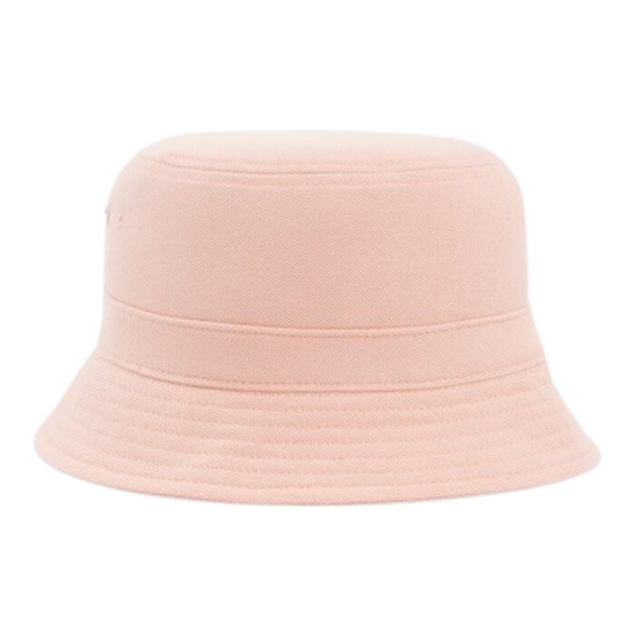 Lacoste Bob en piqué de Coton Biologique Uni - Rose