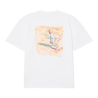 Lacoste T-shirt Relaxed Fit Coton Imprimé - Blanc