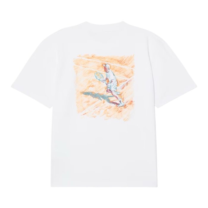 Lacoste T-shirt Relaxed Fit Coton Imprimé - Blanc