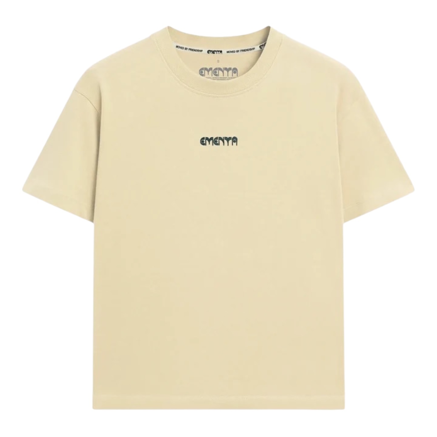 Ementa Bitty S/S T-Shirt - OffWhite/Evergreen