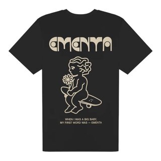 Ementa First Word S/S T-Shirt - Black