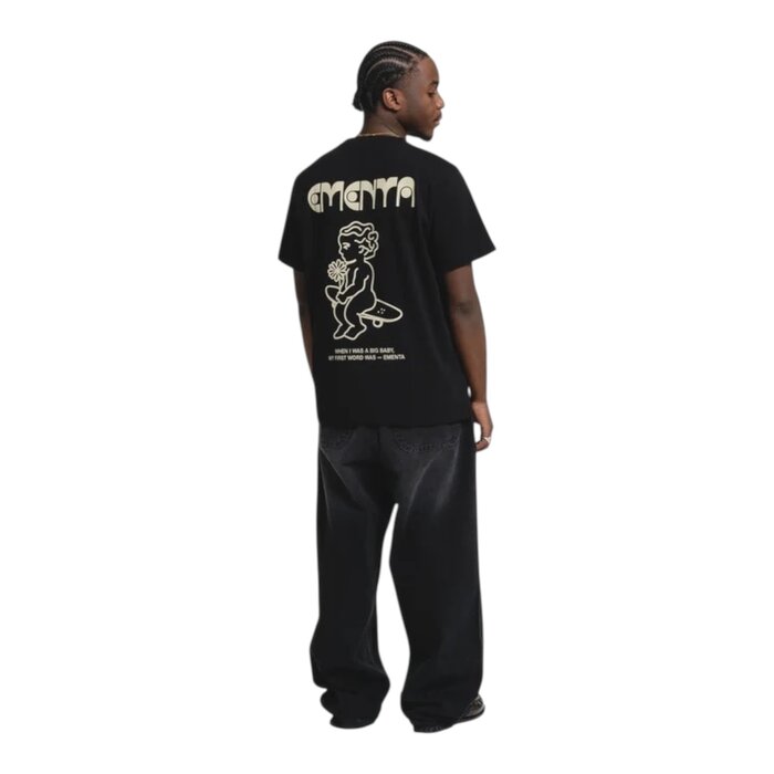 Ementa First Word S/S T-Shirt - Black