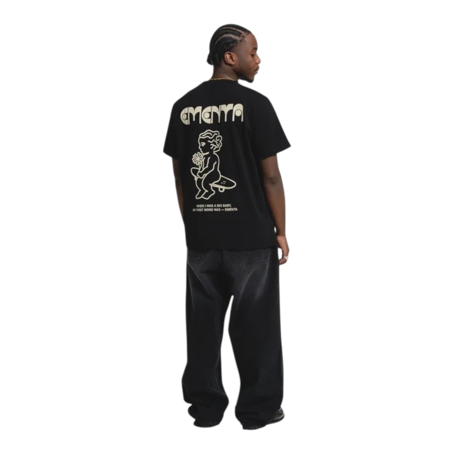 Ementa First Word S/S T-Shirt - Black