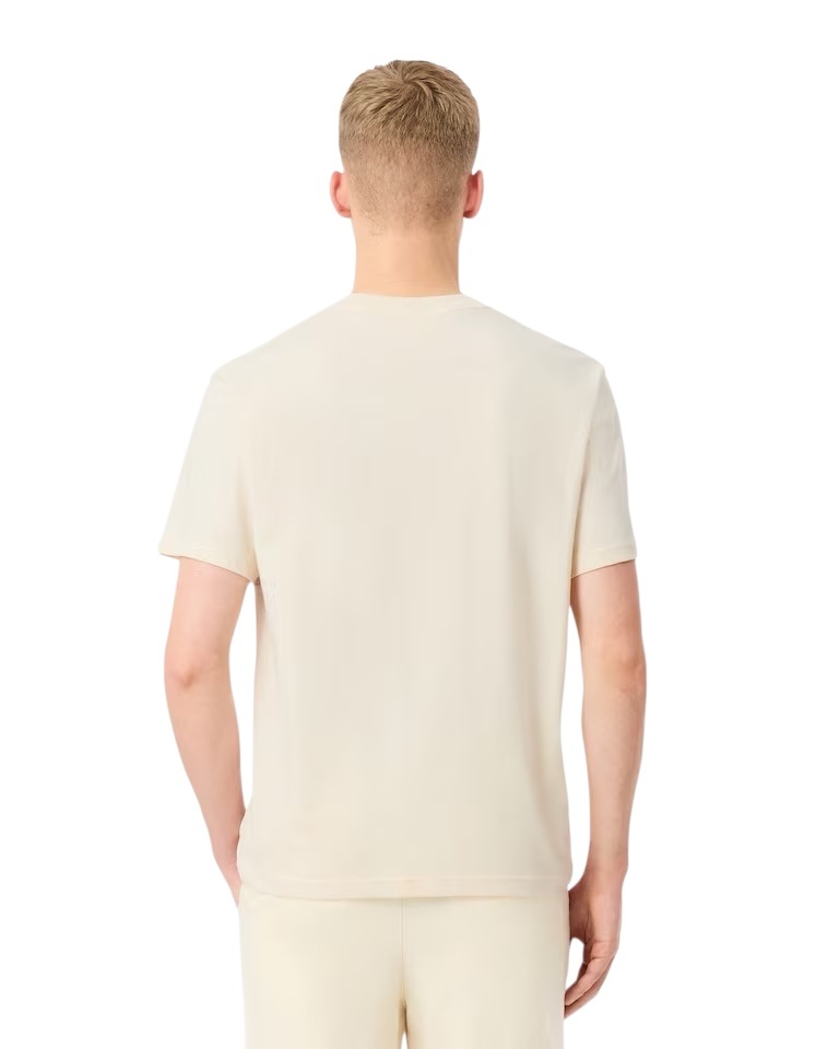 Lacoste T-shirt color-block coton - Beige