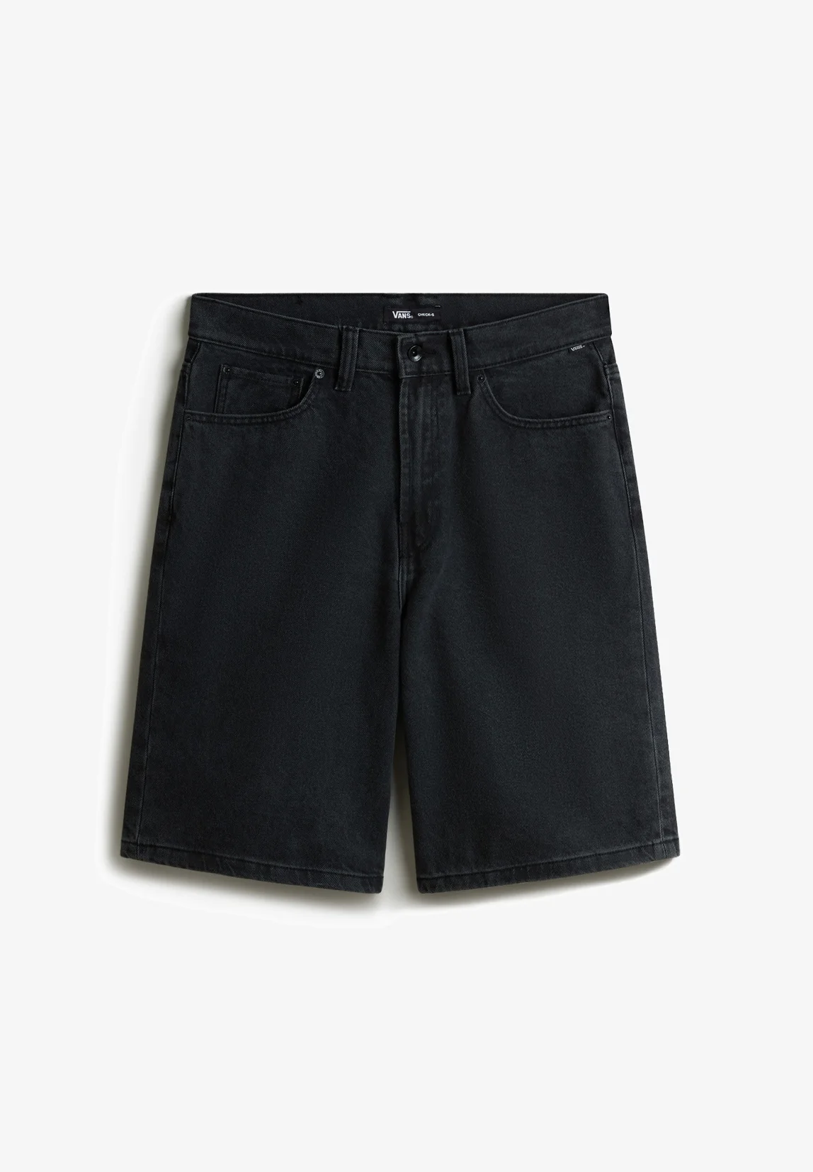 Vans Check 5 Baggy Short - Black Stone Washed