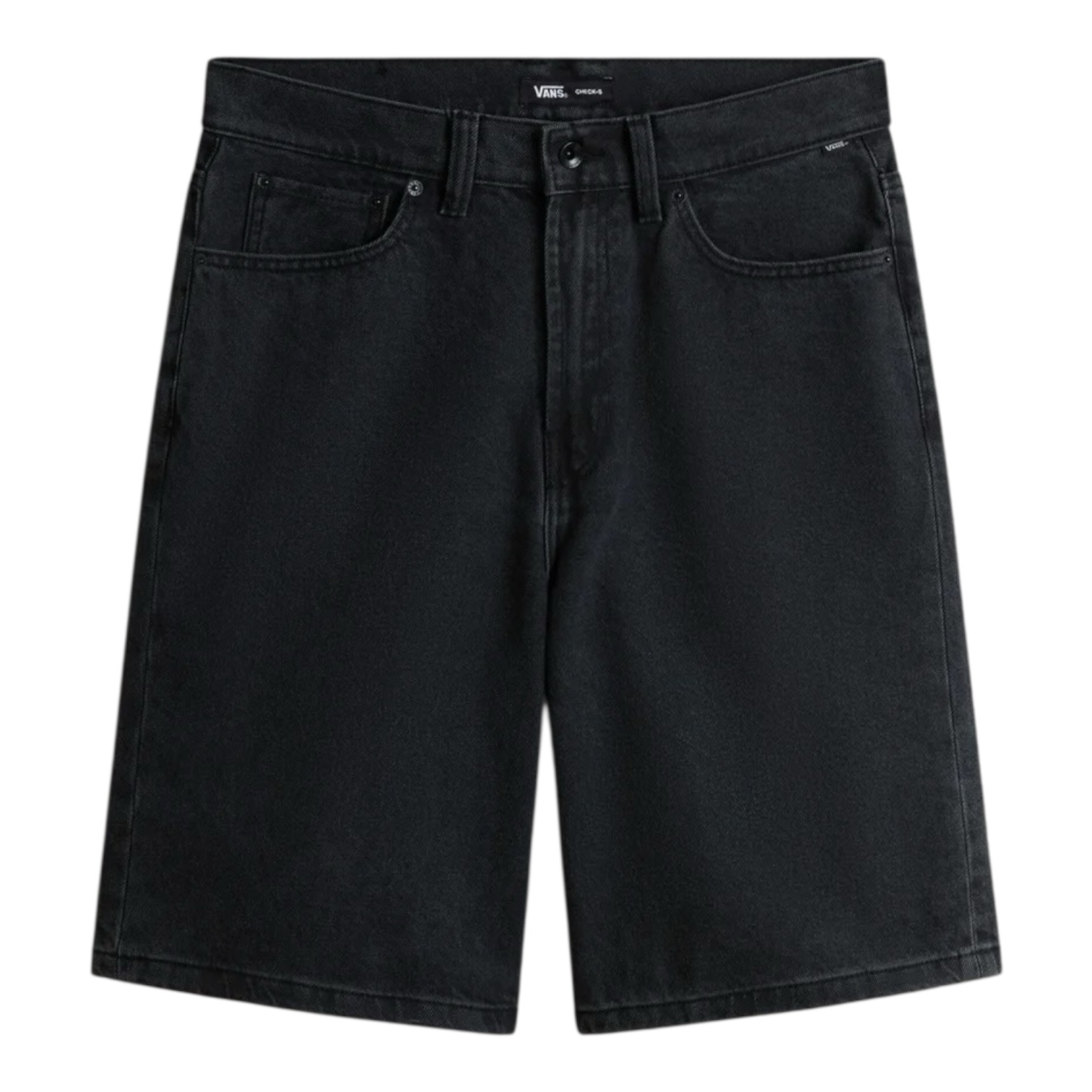 Vans Check 5 Baggy Short - Black Stone Washed