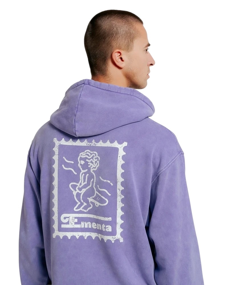 Ementa Ikon Stamp Fade Out Hoodie - Açai