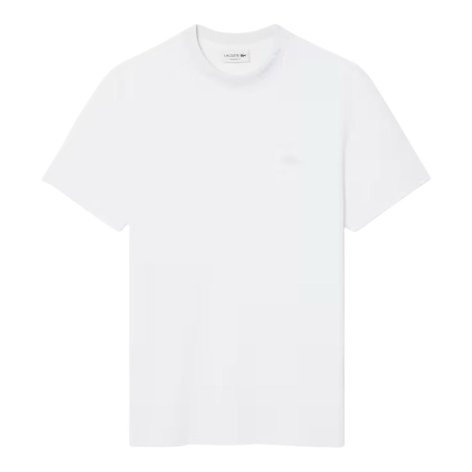 Lacoste T-shirt Commuter Piqué marquage jacquard - Blanc