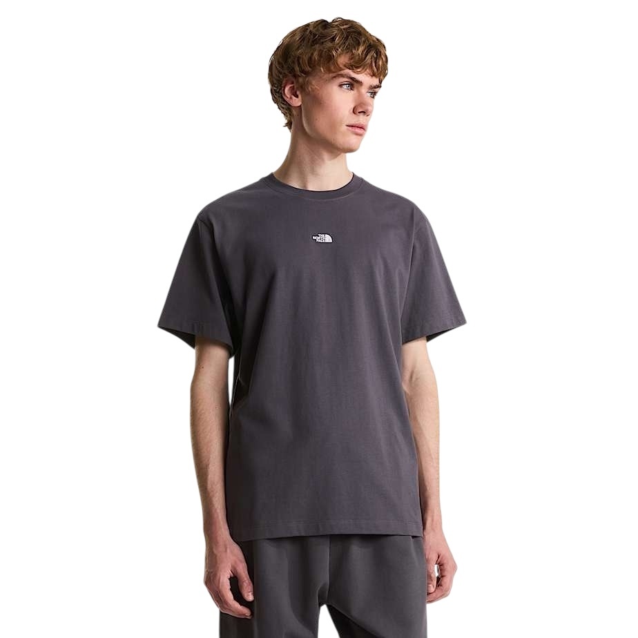 The North Face Essential Center Logo Relaxed Tee - Anthracite Grey