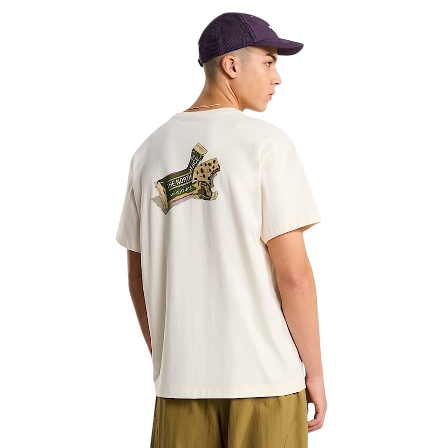The North Face M' TNF Snack RX S/S Tee - White Dune