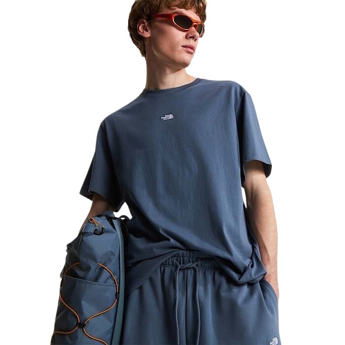 The North Face Essential Center Logo Relaxed Tee - Granite Grey