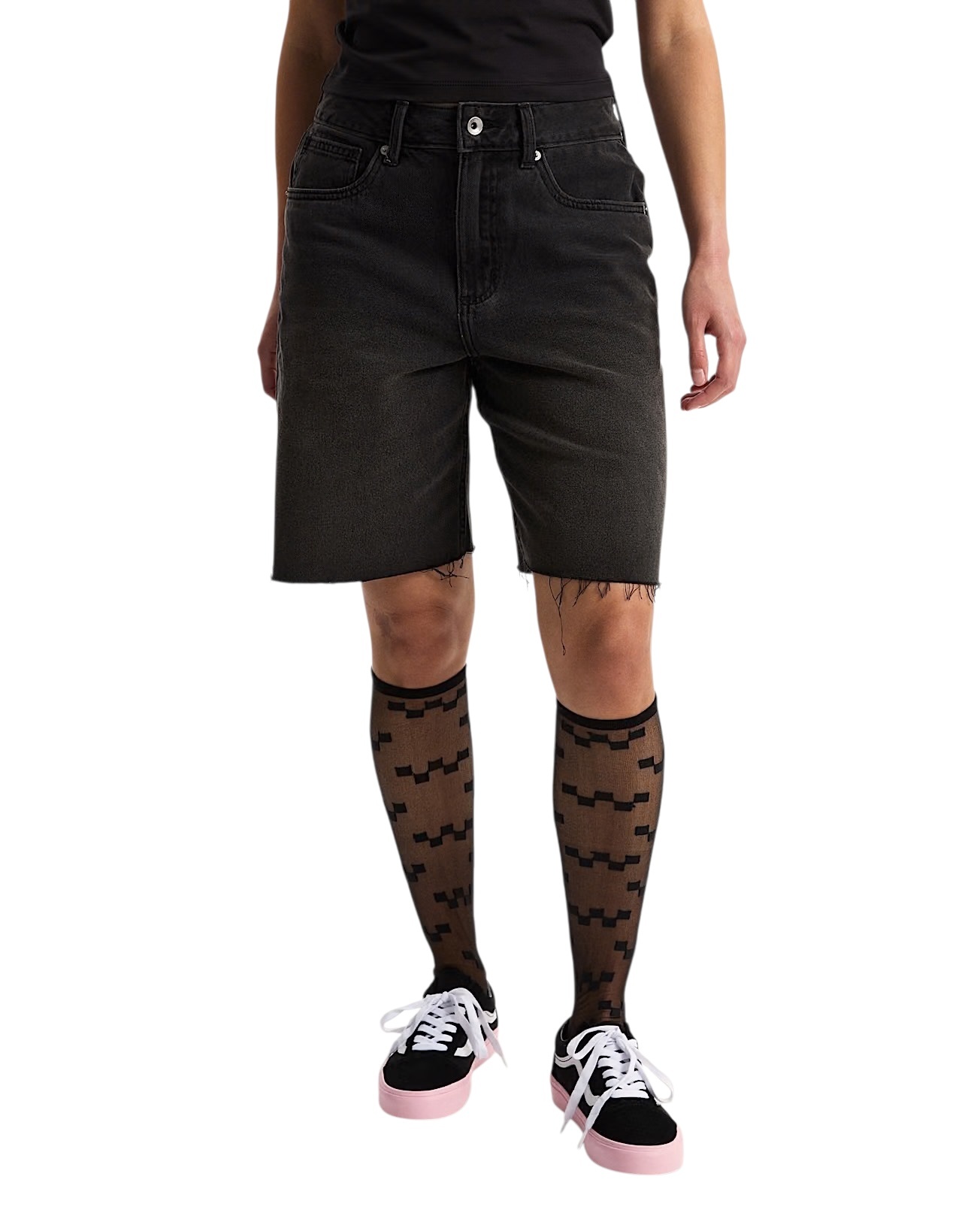 Vans Sirelle Cut-Off Jorts - Washed Black
