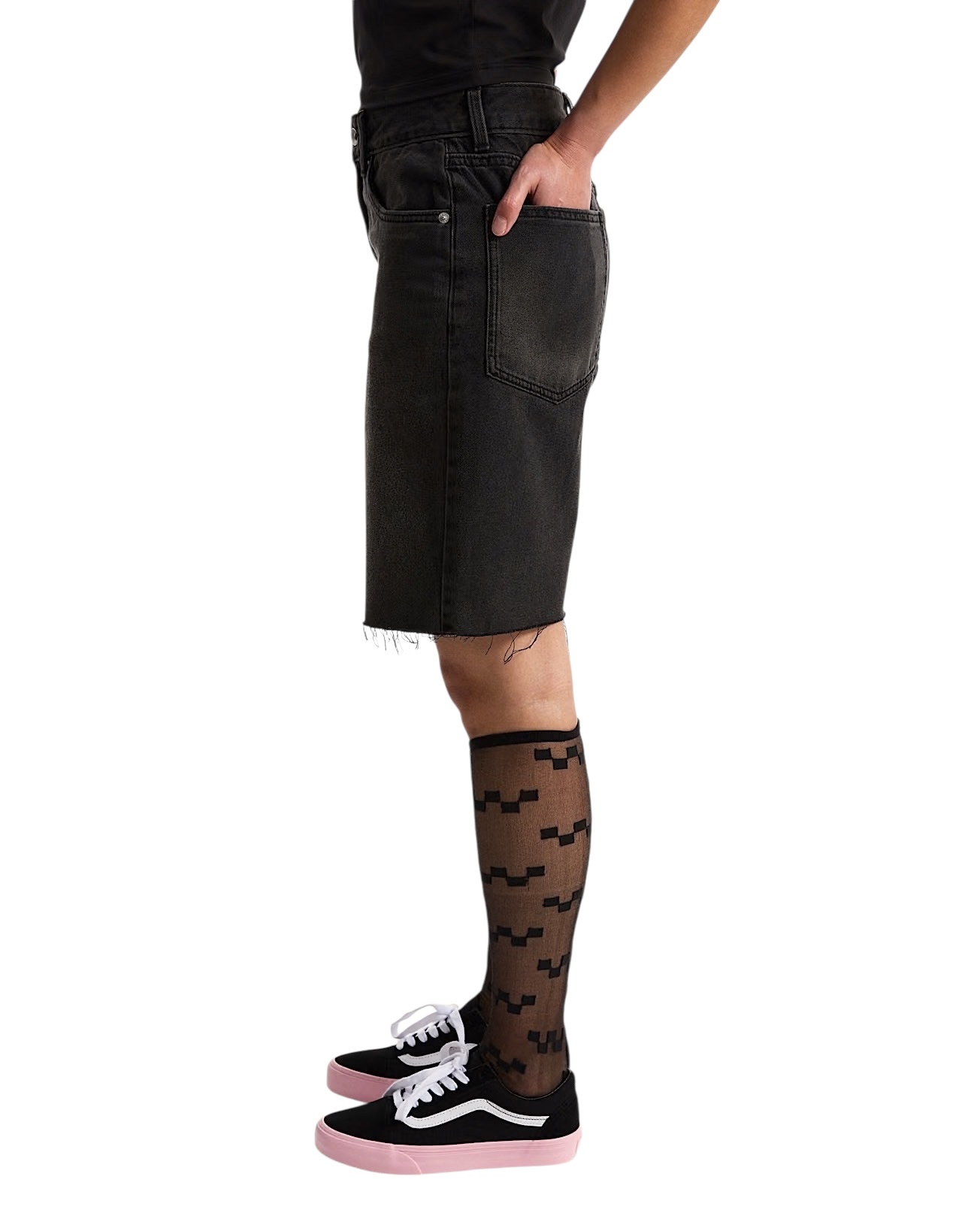 Vans Sirelle Cut-Off Jorts - Washed Black