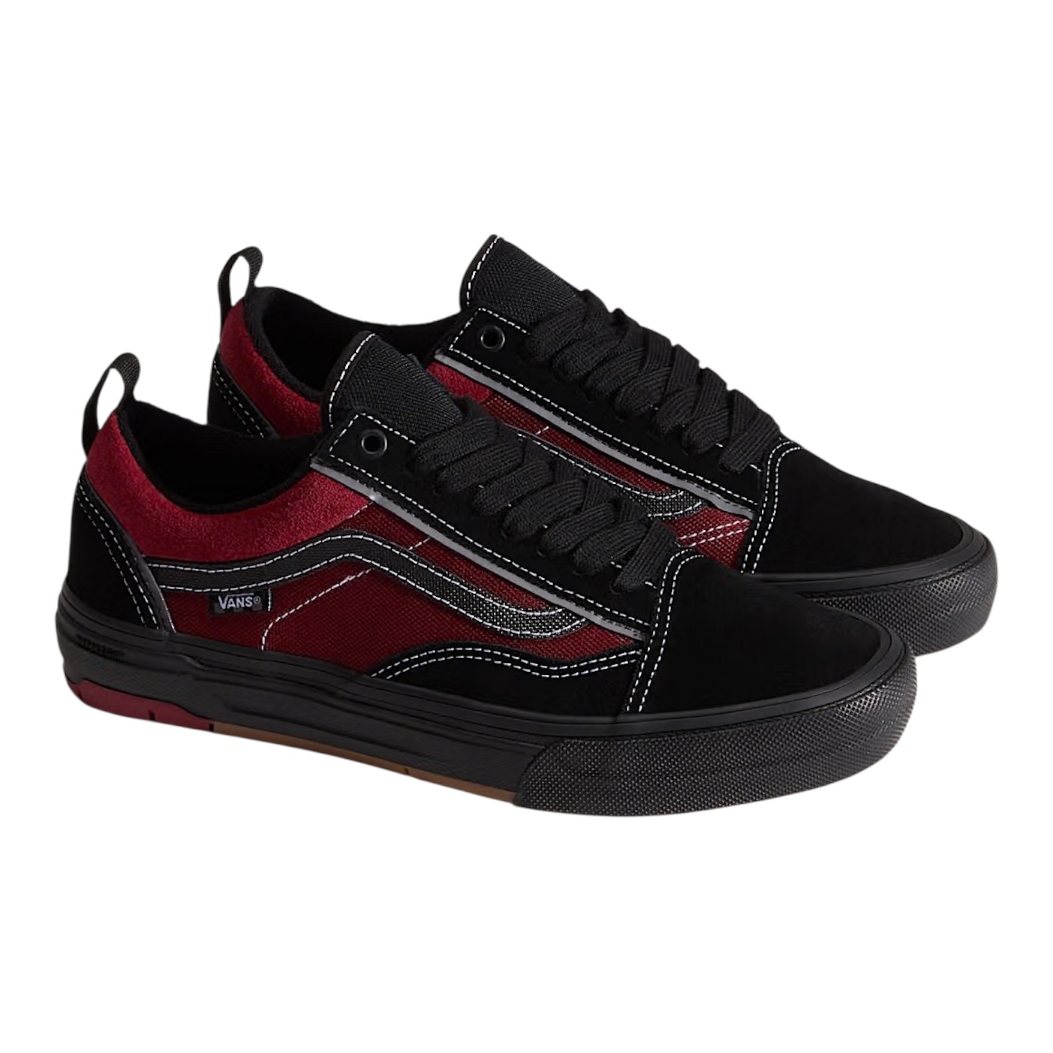 Vans Skate Old Skool Wafflecup - Black/Red
