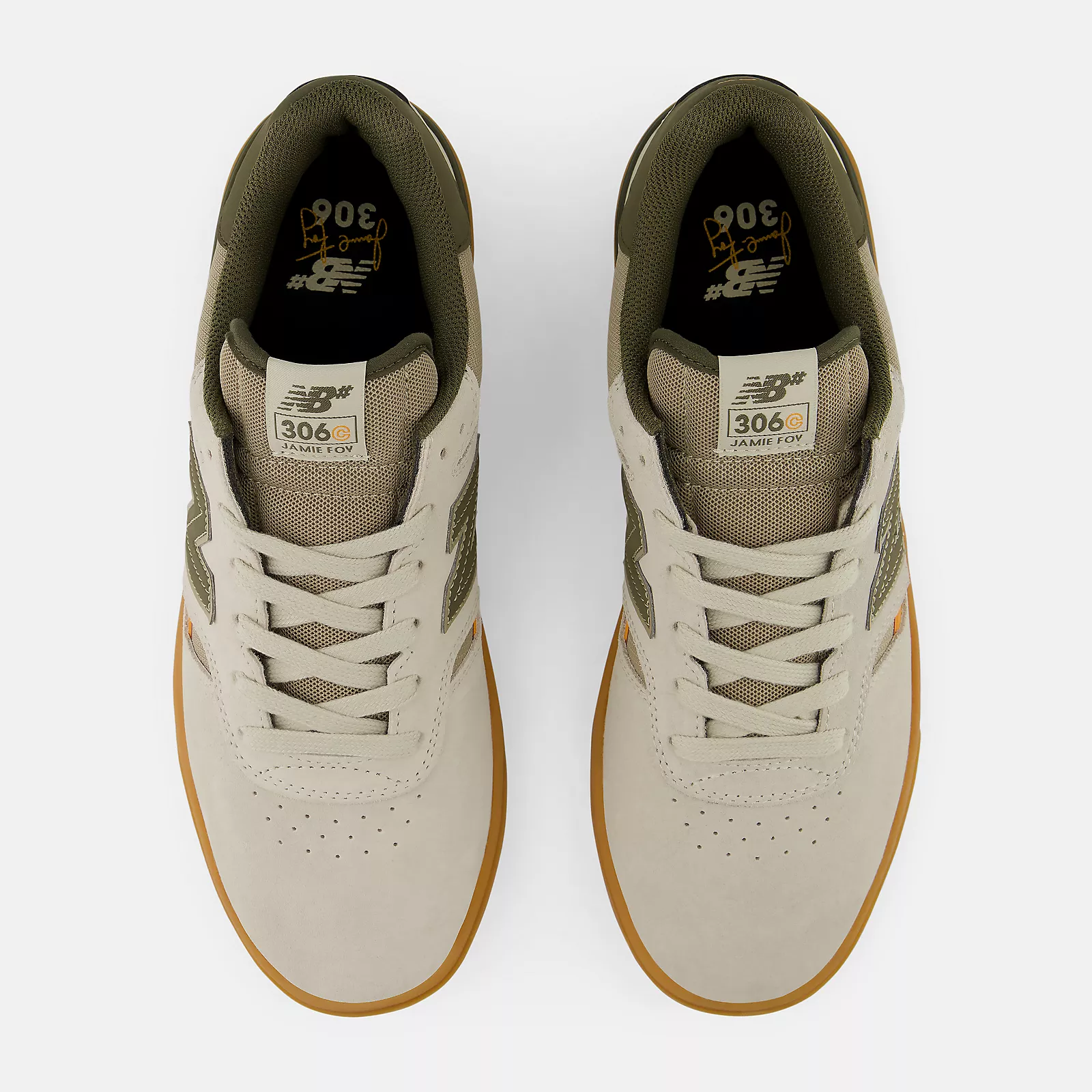 New Balance Numeric Numeric 306 Jamie Foy - Timberwolf/Dark Moss