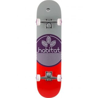 Habitat Skateboarding Leaf Dot 8.0 - Purple