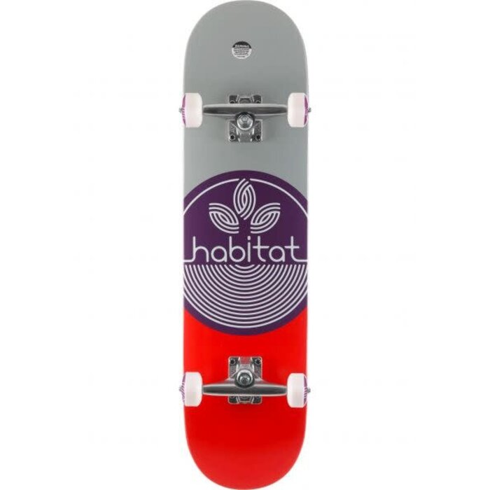 Habitat Skateboarding Leaf Dot 8.0 - Purple