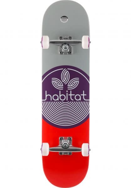 Habitat Skateboarding Leaf Dot 8.0 - Purple
