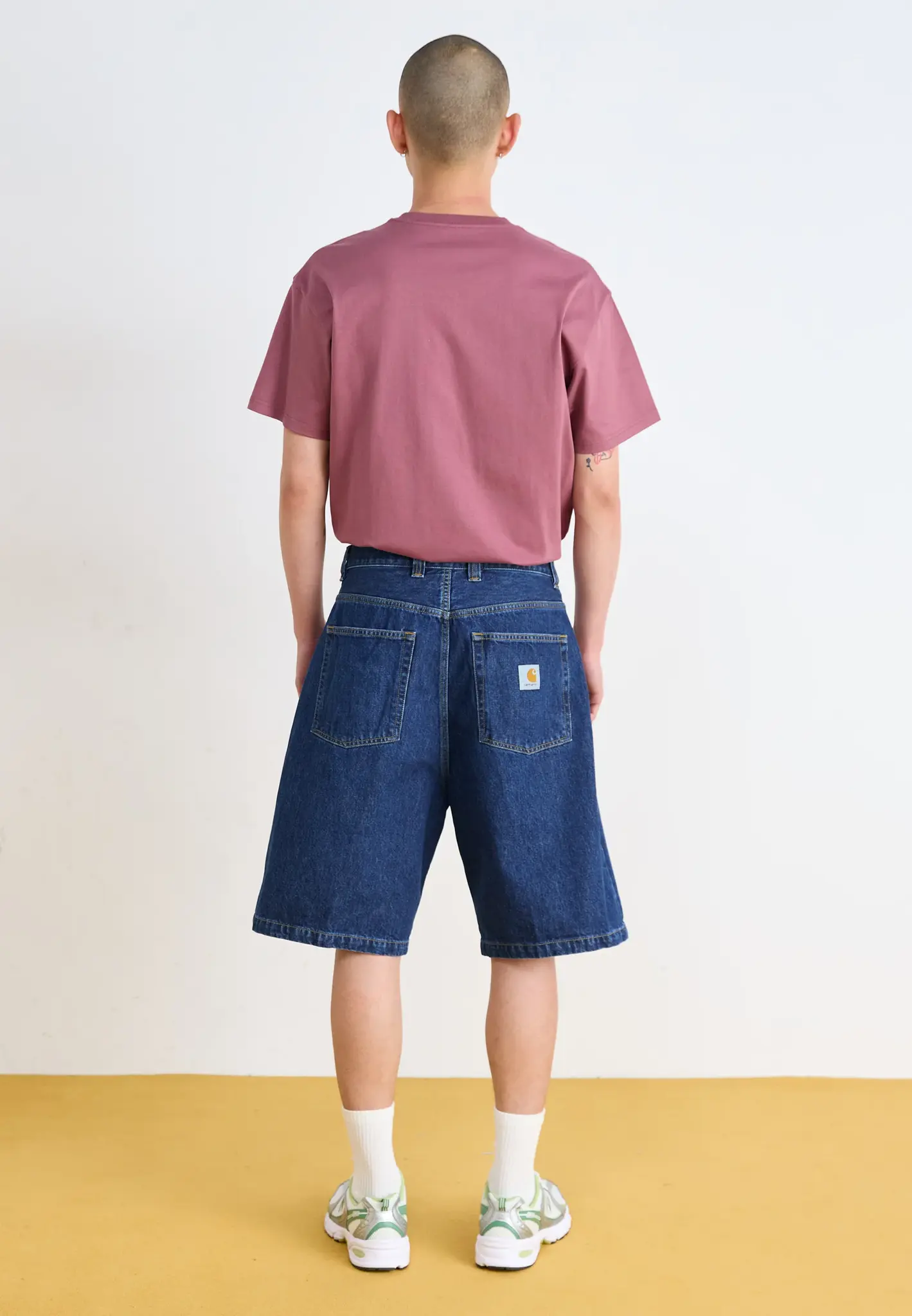 Carhartt WIP Brandon Short - Blue (Stone Washed)