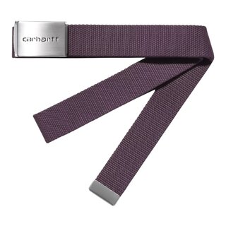 Carhartt WIP Clip Belt Chrome - Cozy Purple