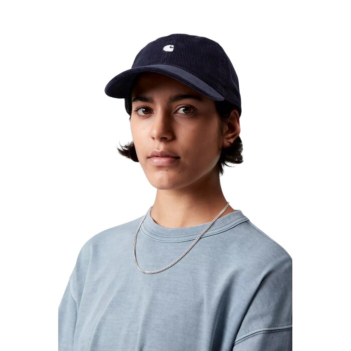 Carhartt WIP Harlem Cap - Dark Navy/White
