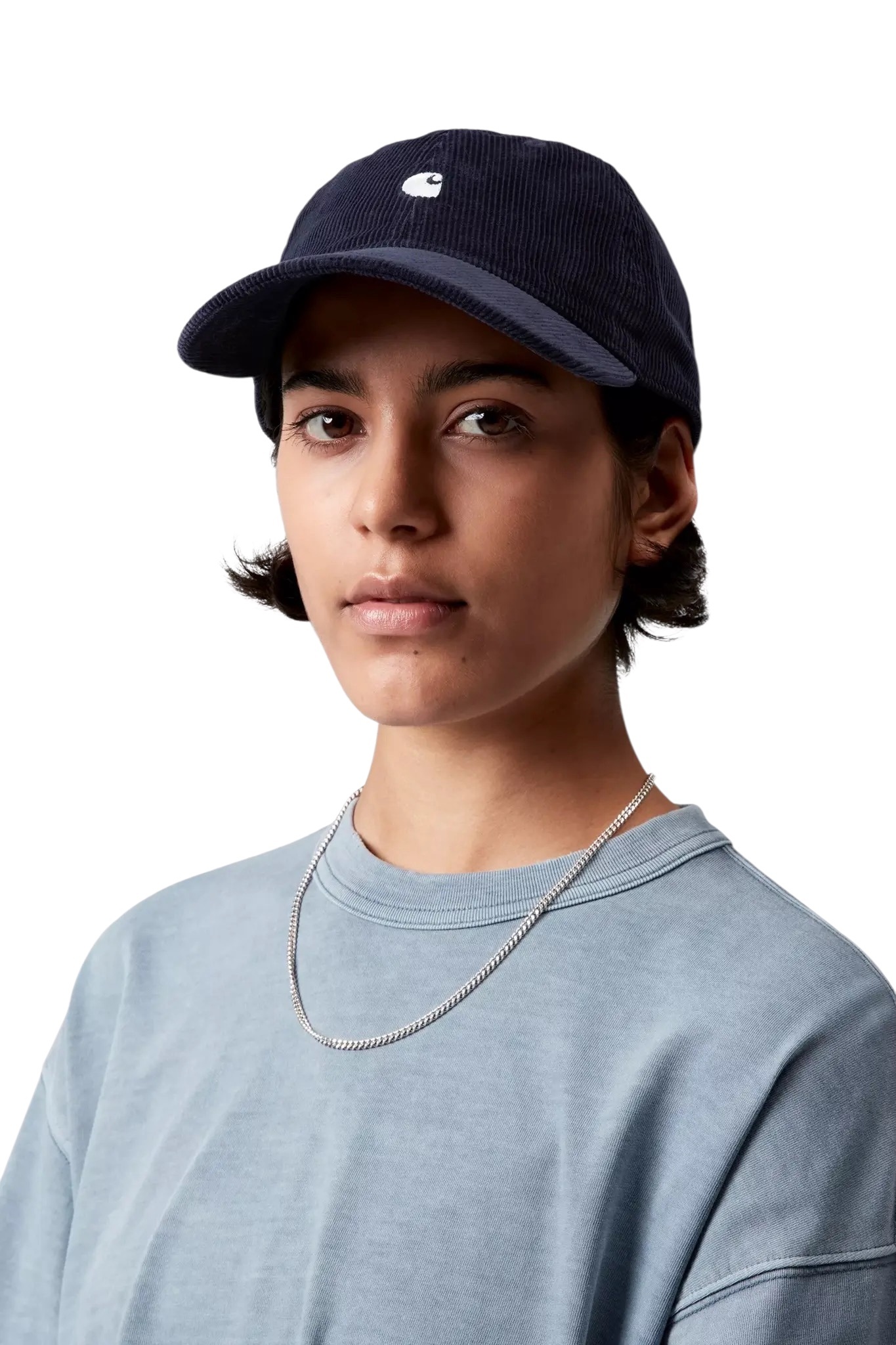 Carhartt WIP Harlem Cap - Dark Navy/White