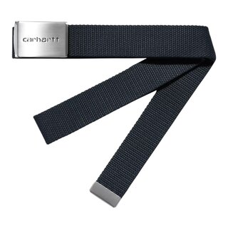 Carhartt WIP Clip Belt Chrome - Deep Night