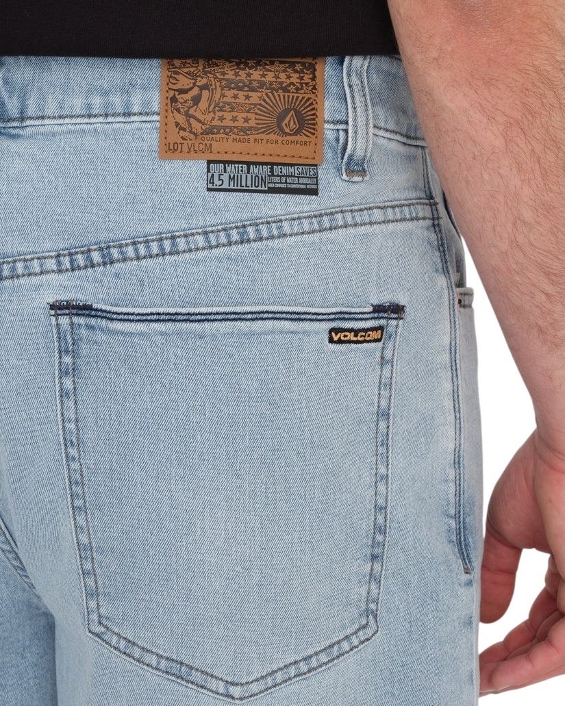 Volcom Billow Denim Short - Desert Dirt Indigo