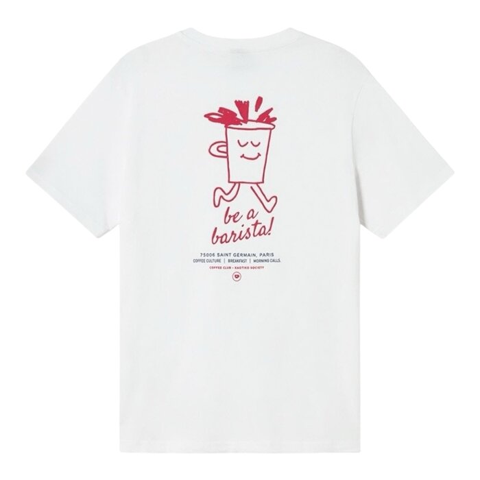 Kaotiko Barista T-Shirt - White