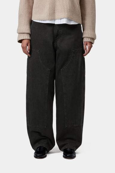 Carhartt WIP W' Brandon double Knee Pant - Black Stone Washed