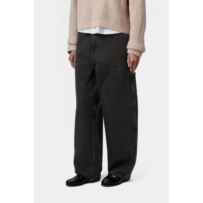 Carhartt WIP W' Brandon double Knee Pant - Black Stone Washed