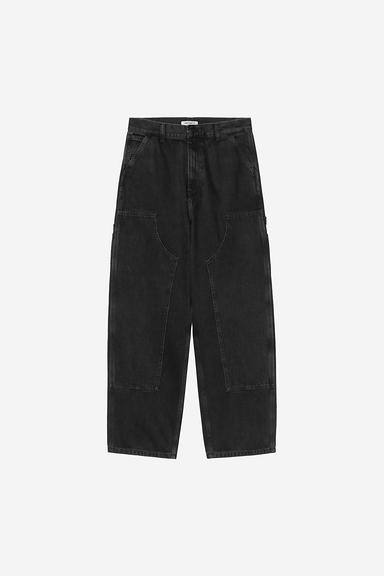 Carhartt WIP W' Brandon double Knee Pant - Black Stone Washed