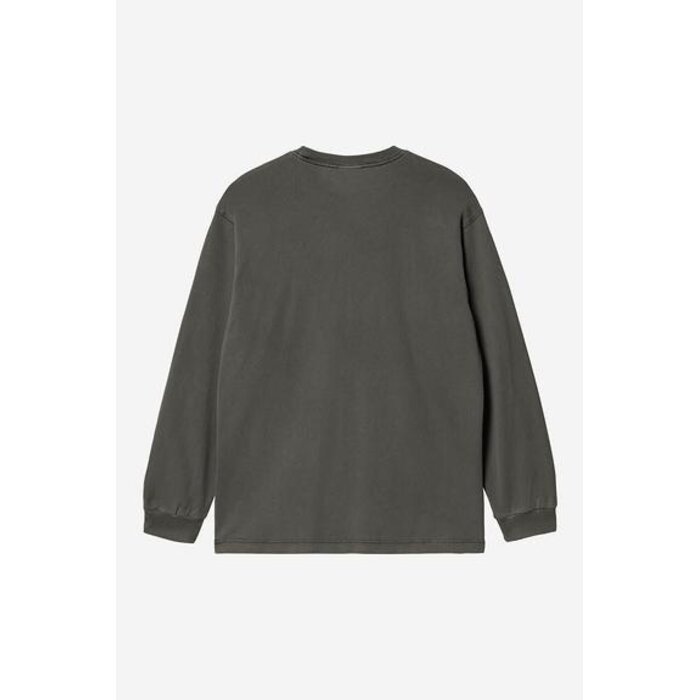Carhartt WIP L/S Nelson T-Shirt - Black Garment Dyed