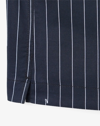 Lacoste Chemise relaxed fit twill imprimé - Noir/Blanc