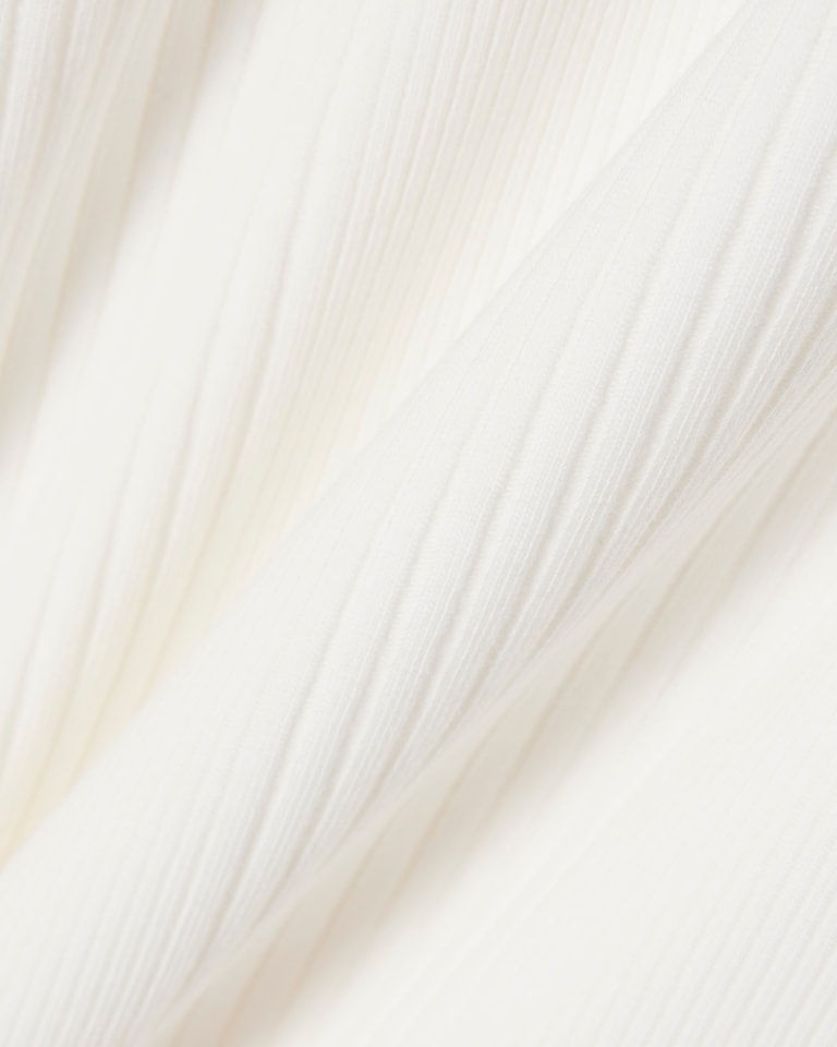 Lacoste Polo Classic Fit Maille Côtelée - Blanc