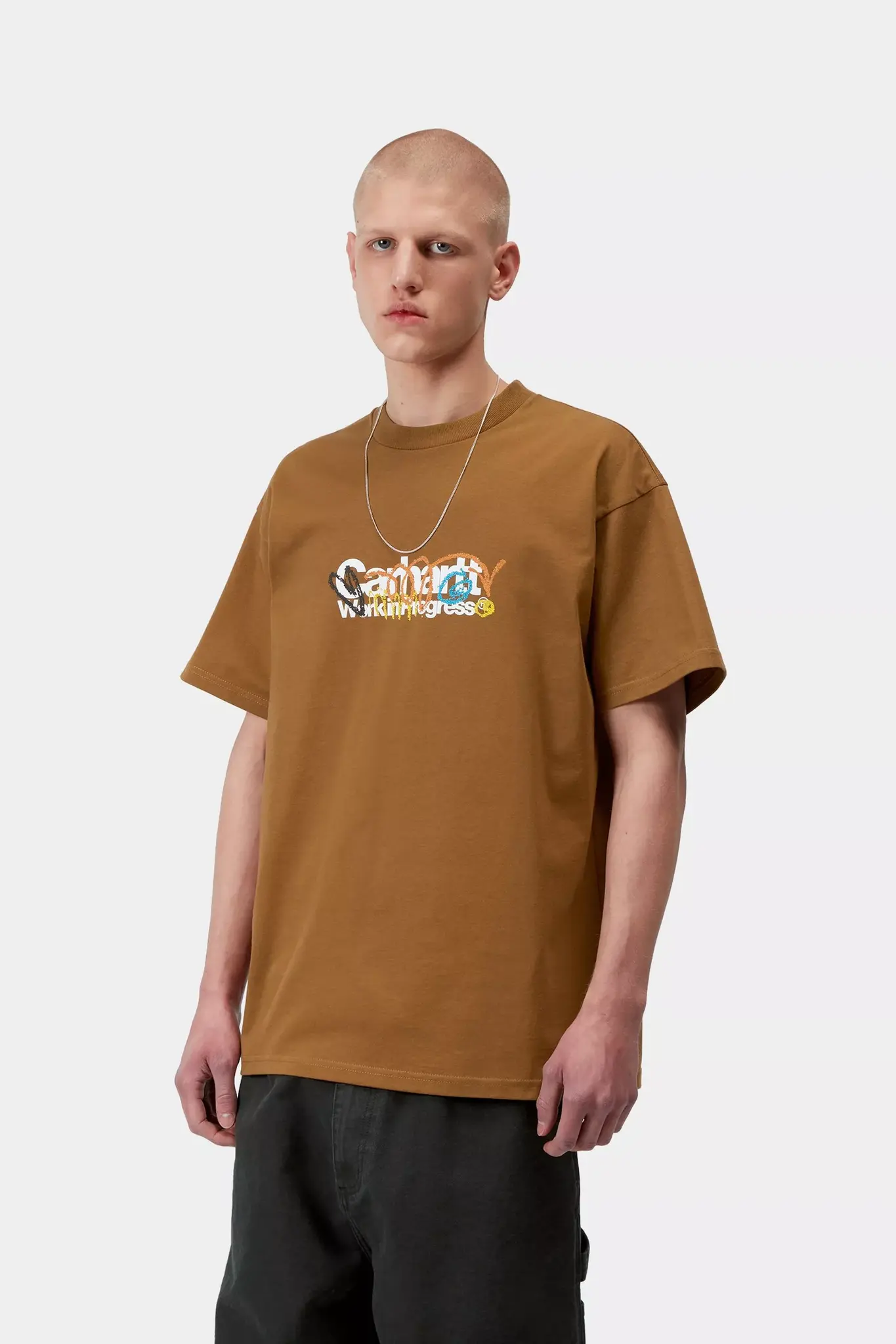 Carhartt WIP S/S Primary T-Shirt - Hamilton Brown