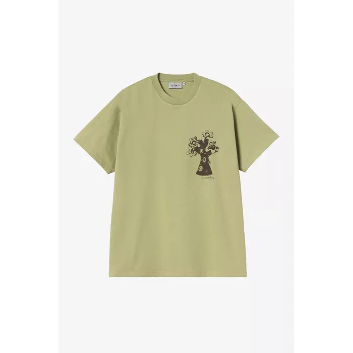 Carhartt WIP S/S Forma T-Shirt - Gentle Green Heavy Stone Wash