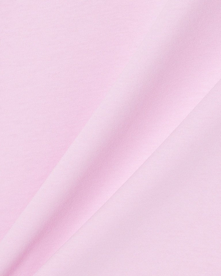 Lacoste T-shirt Coton Col Rond - Rose Z4H