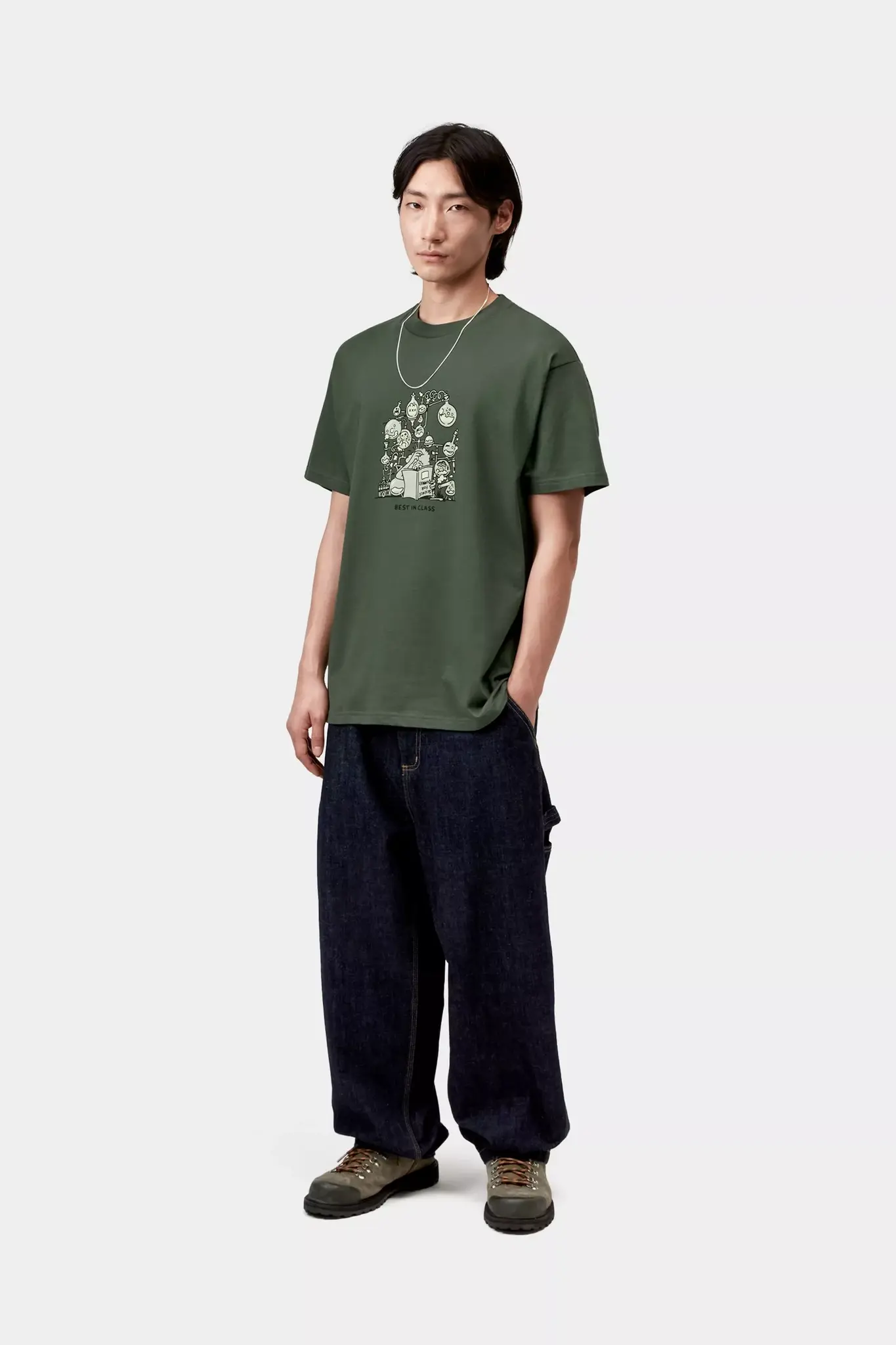 Carhartt WIP S/S Beaker T-Shirt - Sycamore Tree