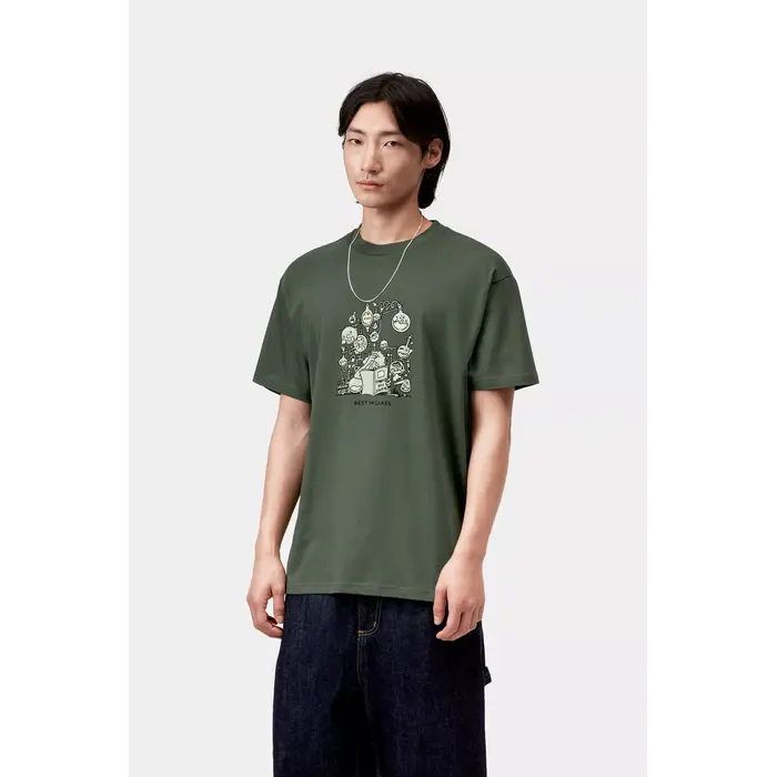 Carhartt WIP S/S Beaker T-Shirt - Sycamore Tree