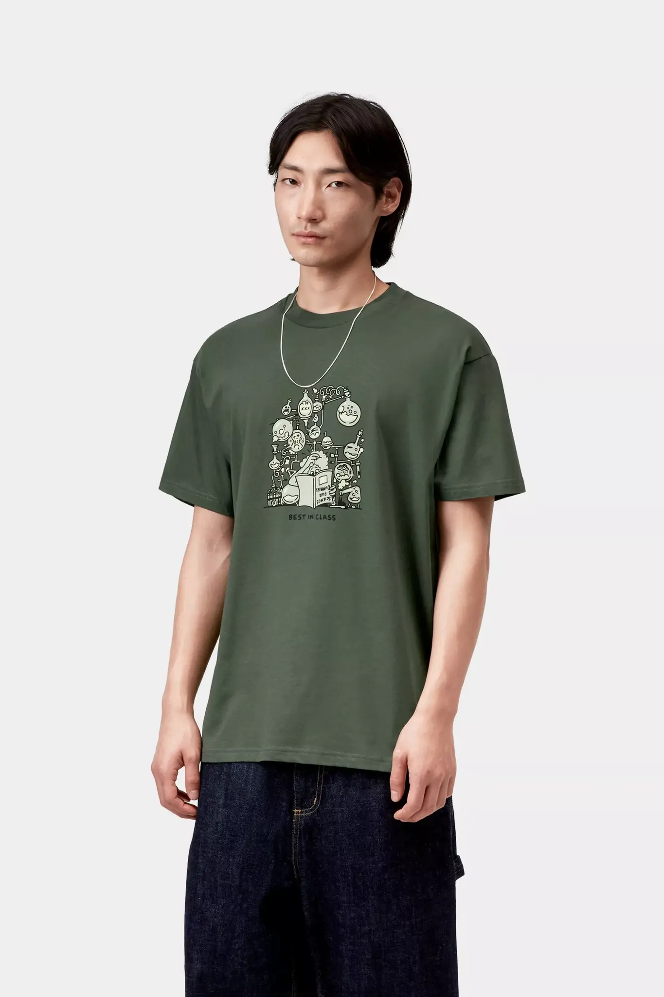 Carhartt WIP S/S Beaker T-Shirt - Sycamore Tree