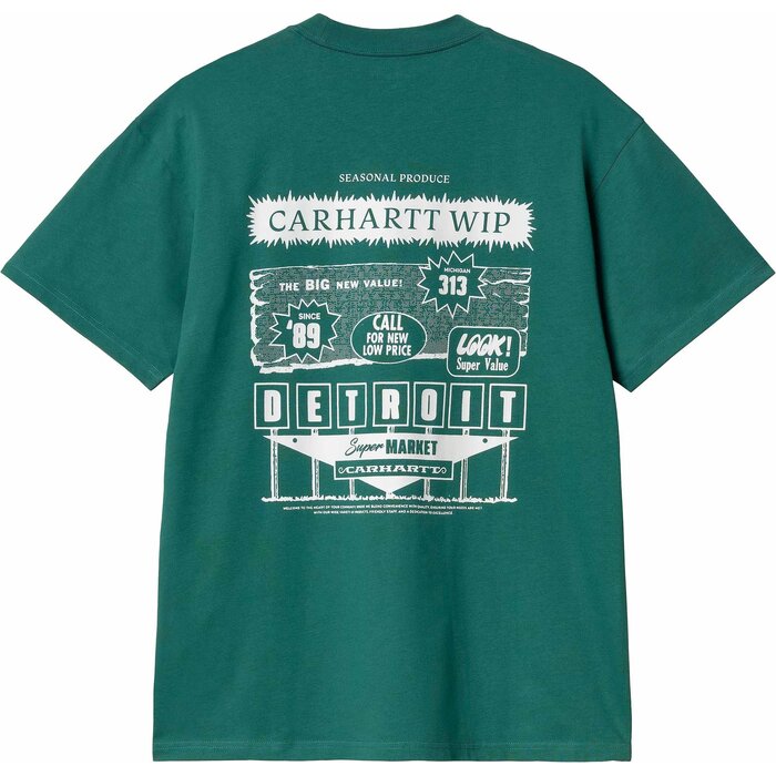 Carhartt WIP S/S Catalogue T-Shirt - Rainforest/White