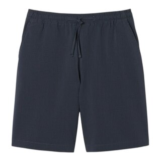 Lacoste Short Seersucker Coton - Noir/Gris Foncé