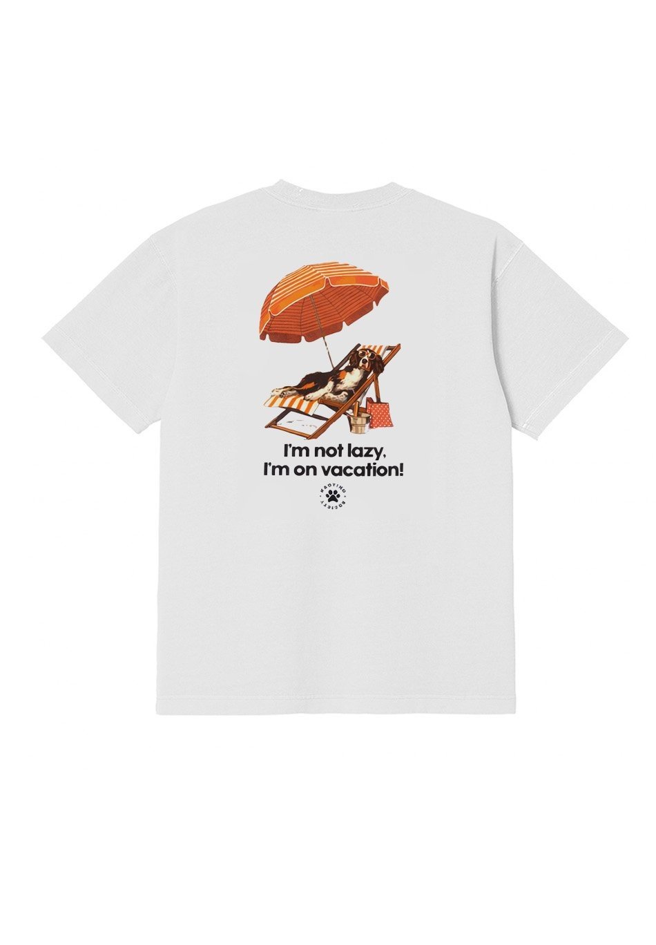 Kaotiko Vacay Mode T-Shirt - White