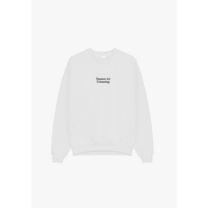 Kaotiko Crew Humans Are Exhausting - White