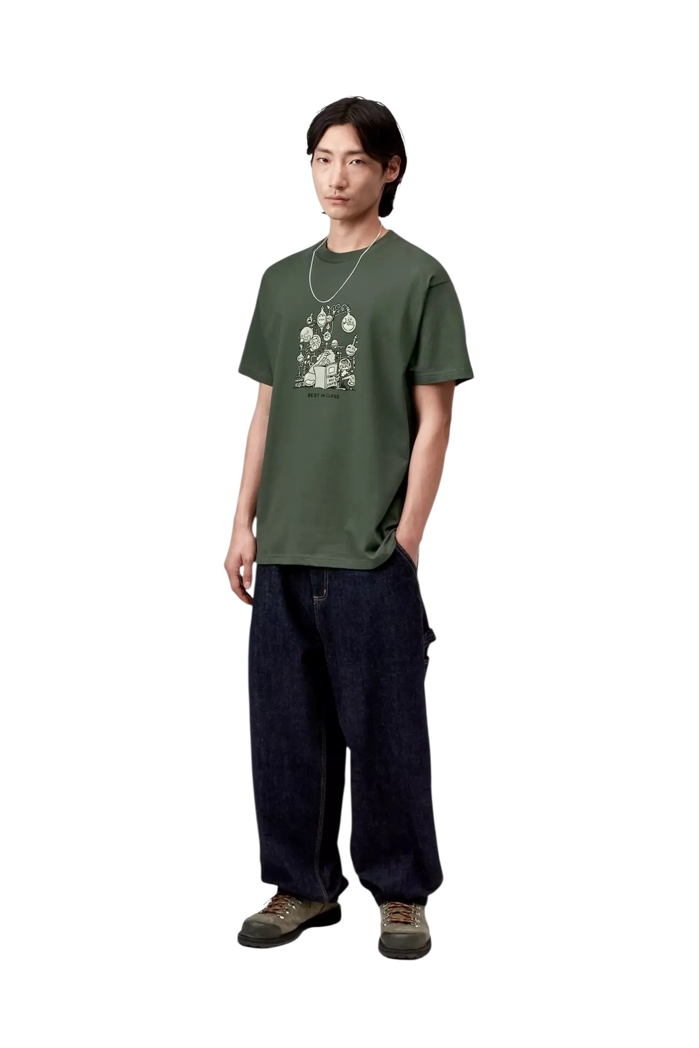 Carhartt WIP S/S Beaker T-Shirt - Sycamore Tree
